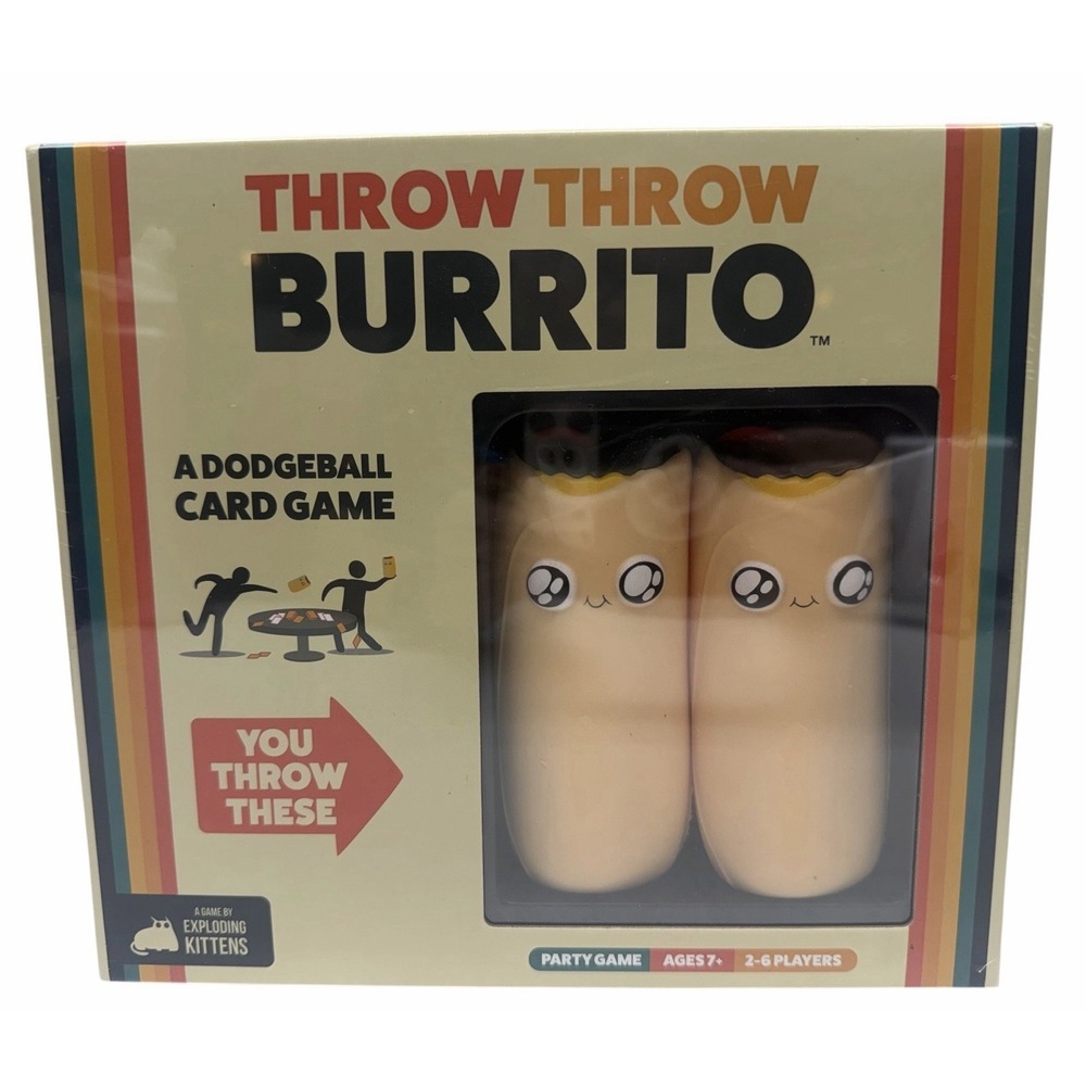 Throw Throw Burrito Original Edition Card Game Exploding Kittens NEW Sealed
